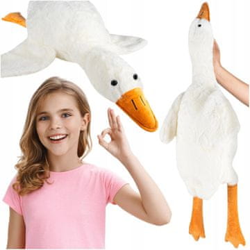 GOTEL XXL dječja plišana igračka guska 90 cm