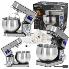 Adler 1300W višenamjenski inox planetarni procesor hrane LCD 5L