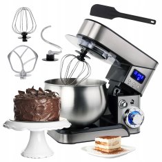 Adler 1300W višenamjenski inox planetarni procesor hrane LCD 5L