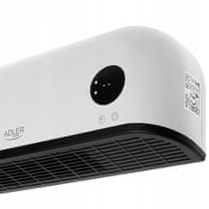Adler 2000W keramički zid za zavjesu za grijanje Električno grijanje LCD AD7751 + daljinski upravljač
