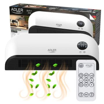 Adler 2000W keramička zidna električna grijaća zračna zavjesa LCD AD7751 + daljinski upravljač ACTION