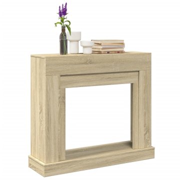 Vidaxl Kaminski okvir, hrast Sonoma, 100x30x87,5 cm