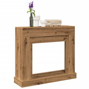 Vidaxl Kaminski okvir, Artisan hrast, 100x30x87,5 cm