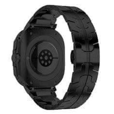 Tech-protect Stainless Line remen za Samsung Galaxy Watch Ultra 47mm, black