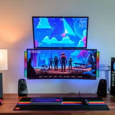 HOME & MARKER® Ritmična LED lampa, svjetlo sinkronizirano s glazbom, prijenosno za zabave | BEATGLOW