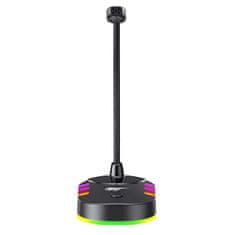 Havit GK58B RGB gaming mikrofon, crno