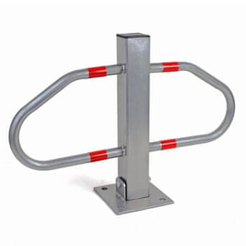 Wiltec Sklopivi stupić za parkirno mjesto sa bravicom i reflektirajućim trakama 48x70cm