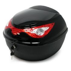 Wiltec Univerzalni motociklistički slučaj za kacigu 22L reflektanti crni