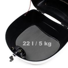Wiltec Univerzalni motociklistički slučaj za kacigu 22L reflektanti crni