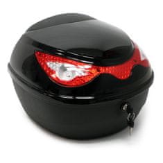 Wiltec Univerzalni motociklistički slučaj za kacigu 22L reflektanti crni