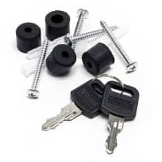 Wiltec Zidni poštanski sandučić s utorom za novine antracit + drvo meko zatvaranje V63