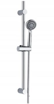 Kuchinox Foca zidni kromirani tuš set s ogradom, 70 cm