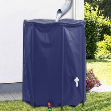 Vidaxl Sklopivi spremnik za vodu sa slavinom 1350 L PVC