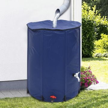 Vidaxl Sklopivi spremnik za vodu sa slavinom 750 L PVC