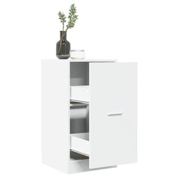 Vidaxl Ormarić za ljekarnu Bijeli 40x41x77,5 cm Materijal na bazi drveta