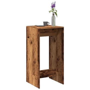 Vidaxl Barski stol, antikno drvo, 51x50x103,5 cm