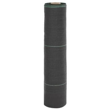 Vidaxl Agrotekstil protiv korova, crni, 0,5 x 100 m, PP