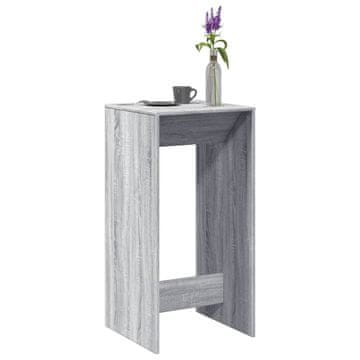 Vidaxl Barski stol, sivi hrast sonoma, 51x50x103,5 cm