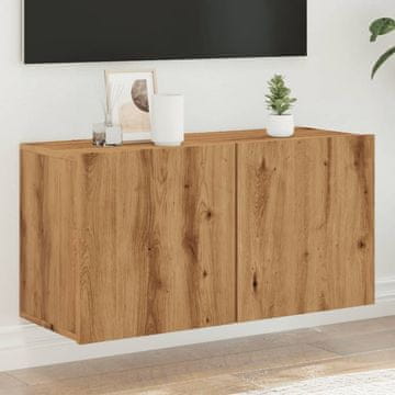Vidaxl Zidni TV ormarić, Artisan hrast, 80x30x41 cm