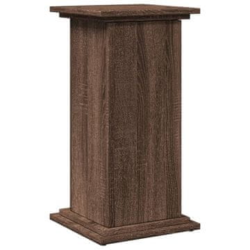 Vidaxl Stalak za izložbu s spremištem boja hrasta 31x30x60 cm drveni