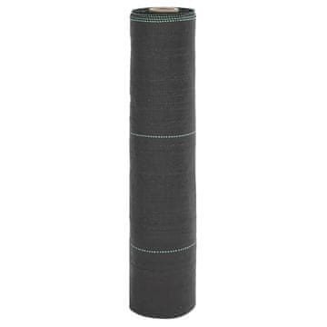 Vidaxl Agrotekstil protiv korova, crni, 0,5 x 10 m, PP