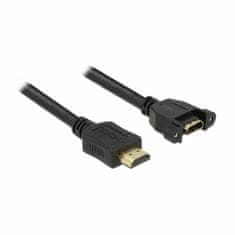 Delock Kabel HDMI-A ženski > HDMI-A ženski za ugradnju na ploču 4K 1m 85102