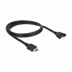 Delock Kabel HDMI-A ženski > HDMI-A ženski za ugradnju na ploču 4K 1m 85102
