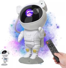 HOME & MARKER® Astronaut LED svjetiljka s projekcijom galaksije i efektom svemira | ASTROCHAP