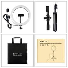 Puluz Selfie Ring Light svjetlosni prsten 10.2'' + stativ, crno