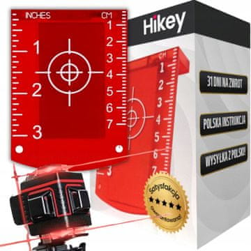 HIKEY Magnetna meta za crvene laserske libele 10cm