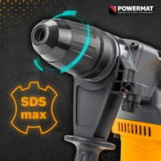 Powermat 2800W SDS MAX elektropneumatski kombinirani čekić i bušilica 18J VCS