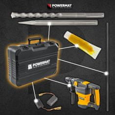 Powermat 2800W SDS MAX elektropneumatski kombinirani čekić i bušilica 18J VCS