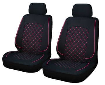 Cappa Univerzalne presvlake za auto COMO crne / ružičaste 2 komada