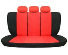 Cappa Presvlake za auto DG FABIA crno/crvena