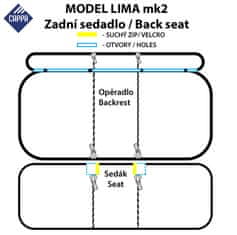 Cappa Presvlake za auto HELSINKI Lima crne / sive