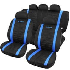 Cappa Presvlake za auto MADRID OCTAVIA crno/plava