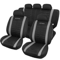 Cappa Presvlake za auto MADRID OCTAVIA crno/siva