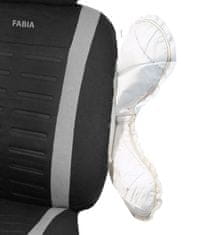Cappa Presvlake za auto MADRID FABIA crno/siva