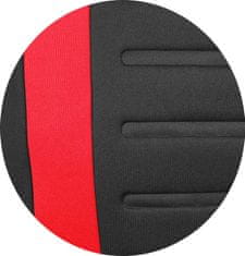 Cappa Presvlake za auto MADRID OCTAVIA crno/crvena