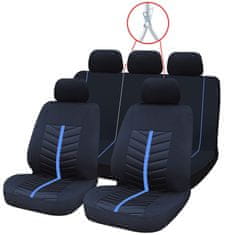 Cappa Presvlake za auto univerzalne NIKI crne / plave