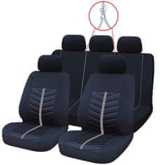 Cappa Presvlake za auto univerzalne NIKI crne / sive
