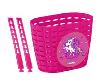 Wista Dječja košara za bicikl roza - 80241