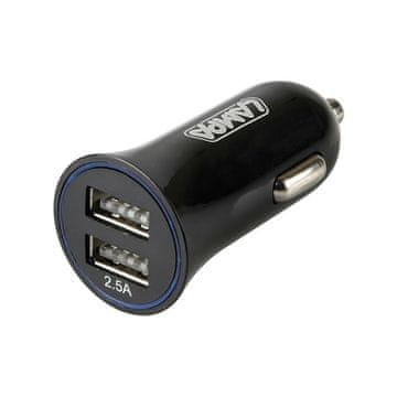 LAMPA Punjač za auto s adapterom 2×USB