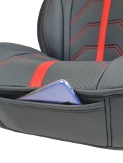 Cappa Sportska podloga Concord crna/crvena 1 komad