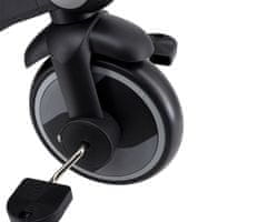 MoMi Solivia 4u1 dječja kolica, crno-siva