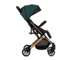 MoMi Esstele dječja kolica, sa zlatnim okvirom, zelena