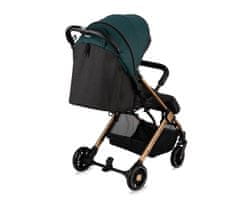 MoMi Esstele dječja kolica, sa zlatnim okvirom, zelena