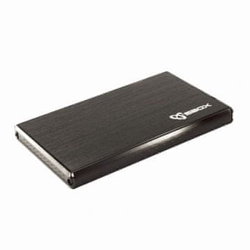 S-box USB 3.0 kućište za 2,5" HDD ili SSD disk HDC-2562B crne boje