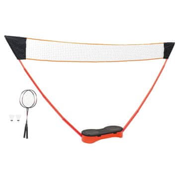 Vidaxl Badminton set: 2 reketa, mreža i torba, 292x30x152 cm
