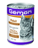 Gemon Chunk hrana za mačke, piletina i puretina, 24 x 415 g